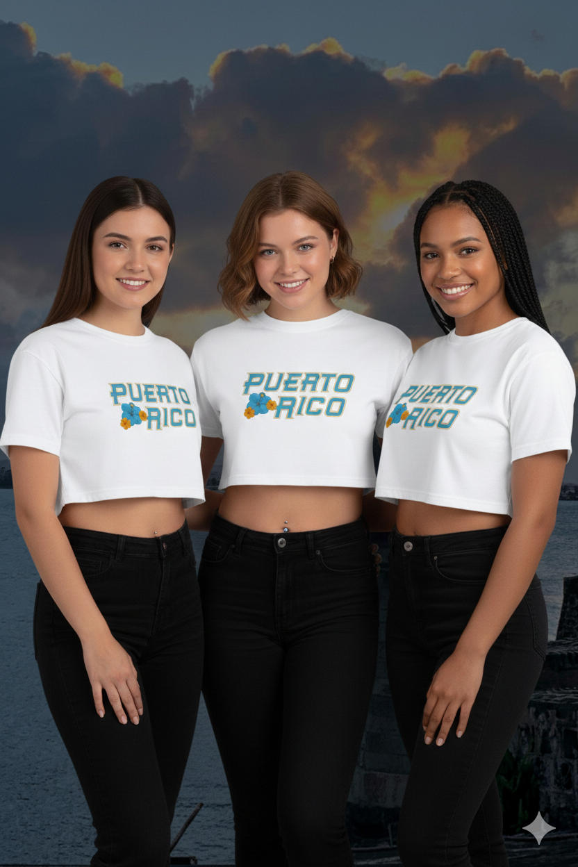 CROP TOPS PUERTO RICO MAGA🇵🇷