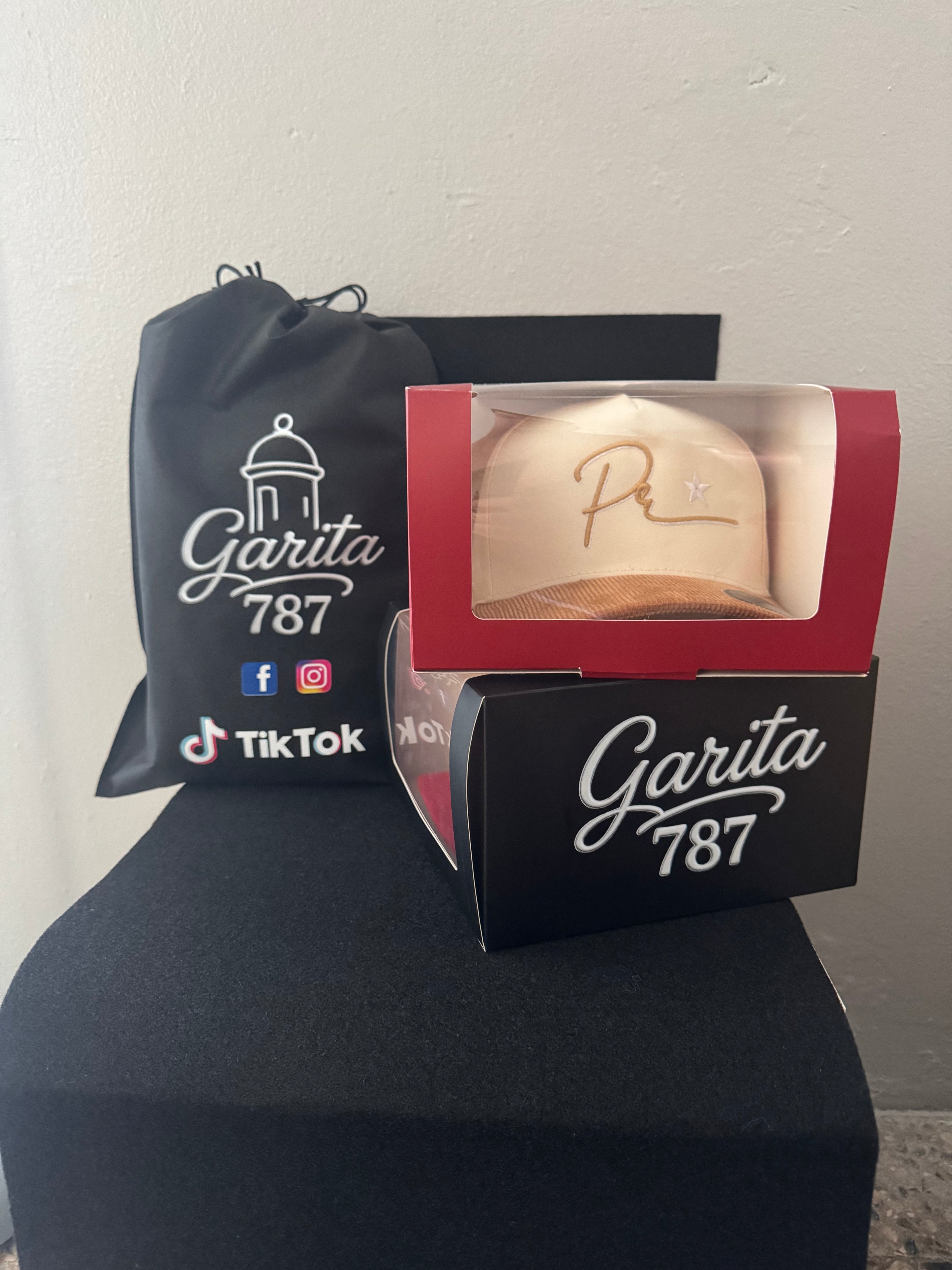 Gorra PR Clásico2026 – Bordado PR Cursivo